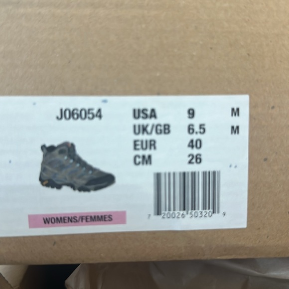 Merrell Moab 3 Mid waterproof hiking boot size 9 - Picture 6 of 6